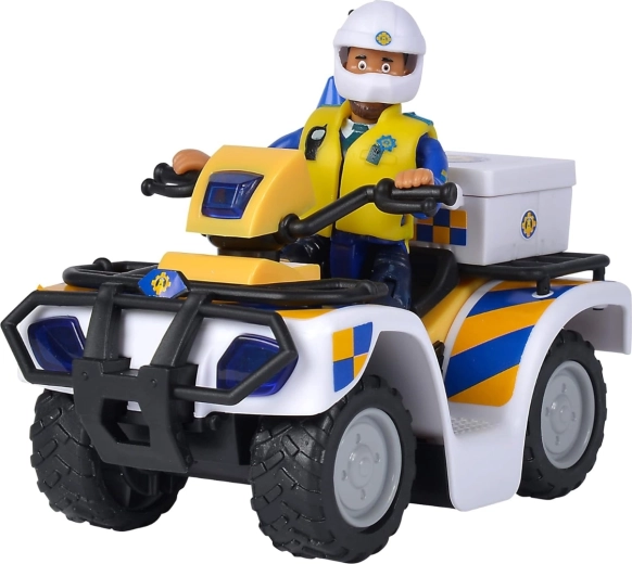 Smoby Strażak Sam policyjny quad z figurką Malcolma