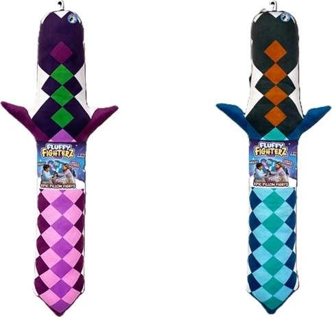 Fluffy Fighterz pluszowy miecz z efektami świetlnymi i dźwiękowymi - 1 sztuka