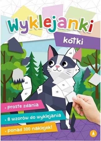 Wyklejanki kotki – zeszyt z naklejkami