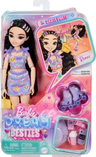 Barbie Dream Besties Renee na wrotkach