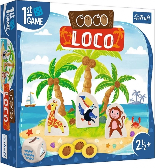 Kooperacyjna gra planszowa Coco Loco dla małych dzieci