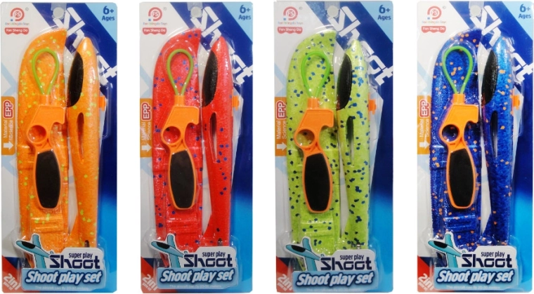 Piankowy samolot do rzucania z wyrzutnią i światłem