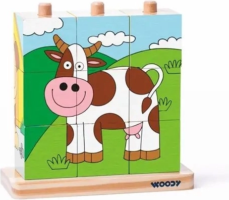 Układanie wesołych obrazków zwierzątek