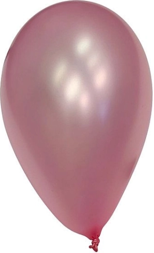 Baloniki 23 cm – metaliczny miks kolorów, 12 szt.