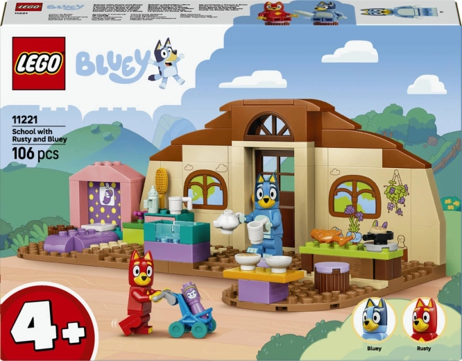 LEGO Bluey Szkoła z Rustym i Blue