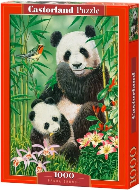 Puzzle 1000 elementów CASTORLAND Panda Brunch