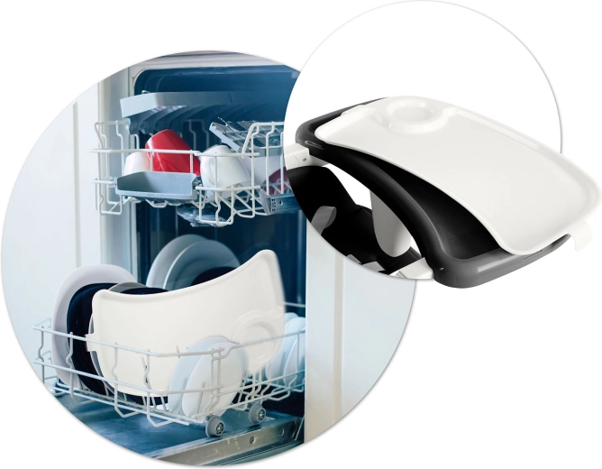 Łatwe czyszczenie i zdejmowana taca