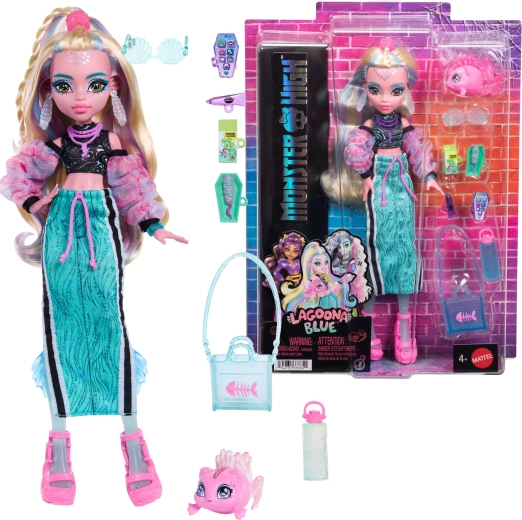 Lalka Monster High Lagoona Blue z akcesoriami