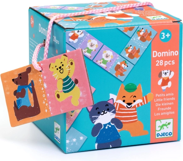 Djeco domino z liczeniem i zwierzątkami