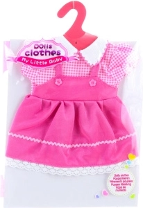Różowa sukienka dla lalki 22 × 22 cm
