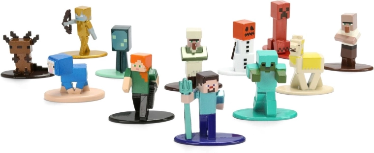 Charakterystyczny pikselowy styl Minecraft