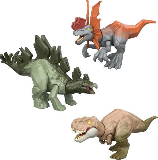 10+ wymiennych elementów do własnych dinozaurzych hybryd
