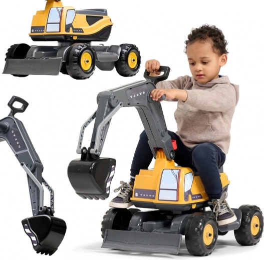 Falk kołowy koparka Volvo z obrotową kabiną i łyżką