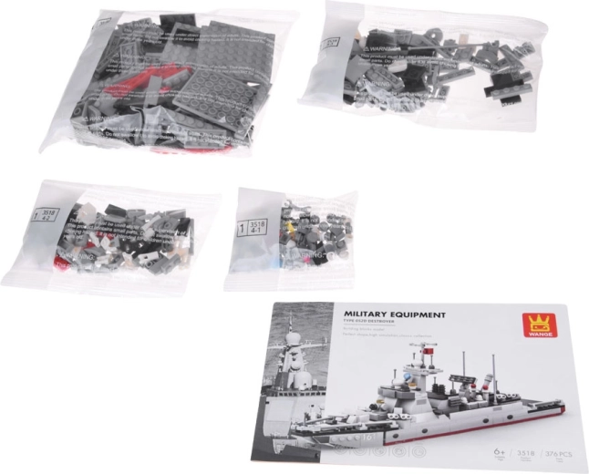 376 precyzyjnych elementów z wytrzymałego ABS