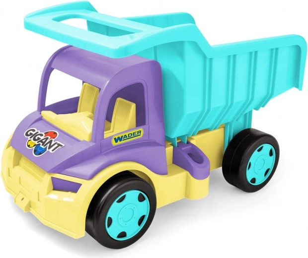 Plastowa wywrotka uchylna fioletowo-turkusowa WADER Gigant 55 cm