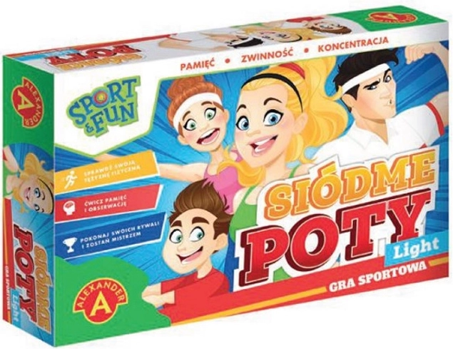 Sport & Fun Siōdme Poty Light – rodzinna ruchowa gra planszowa