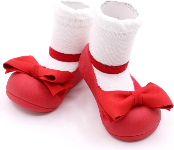 Attipas barefoot buciki Mary Jane czerwone rozmiar 20 (109–115 mm)