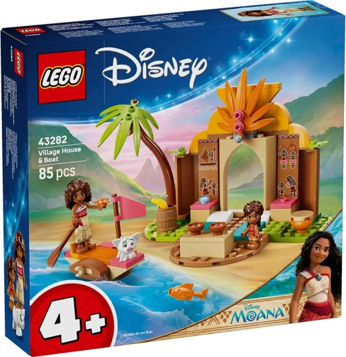 LEGO Disney Vaiana Wiejski domek i łódź