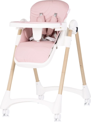 Chipolino krzesełko do karmienia Candy Shop powder pink