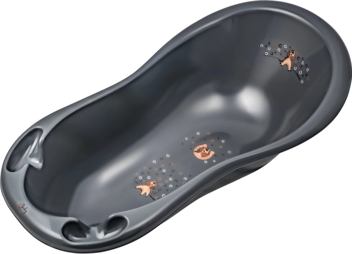 Designerska wanienka dziecięca MALTEX Minimal konik 100 cm – Szara