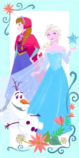 Ręcznik kąpielowy Frozen - 1 sztuka