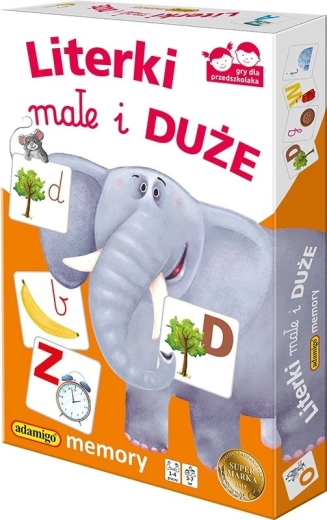 Małe i wielkie litery Gra pamięciowa