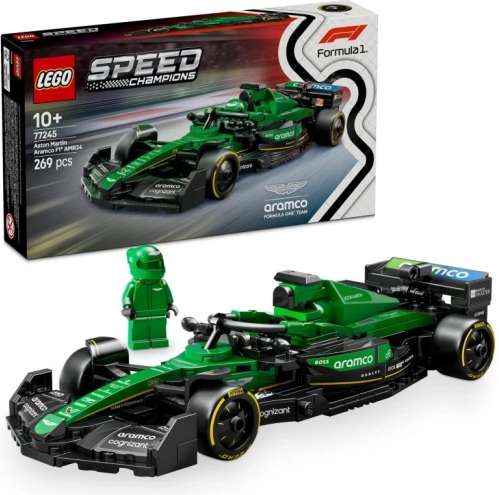 Klocki LEGO SPEED CHAMPIONS ASTON MARTIN ARAMCO F1 AMR24 samochód wyścigowy