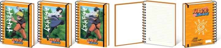 Lentikularny notes Naruto A5