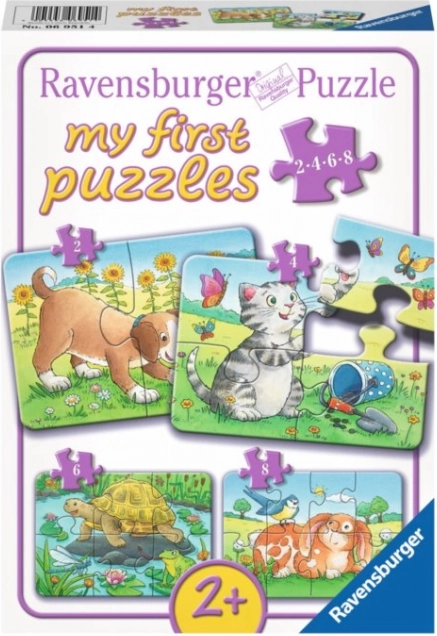 Moje pierwsze puzzle domowi pupile 4w1 RAVENSBURGER