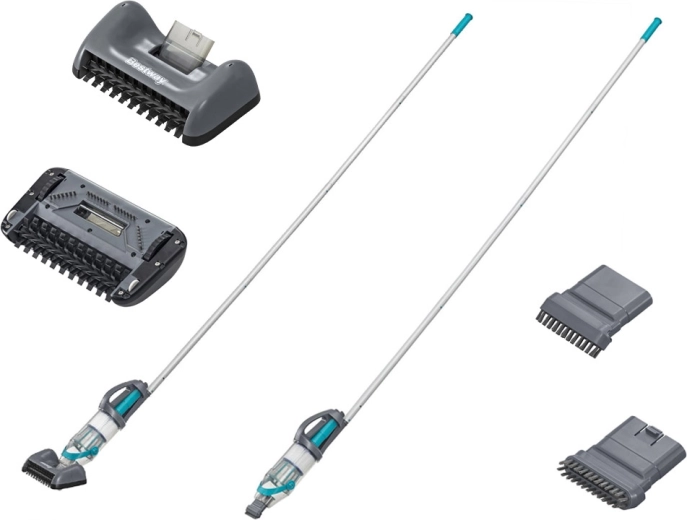 Modułowy zasięg: tyczka 2 m i wymienne głowice