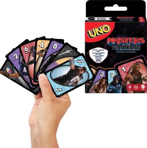 Mattel Uno Masters of the Universe – Władcy Wszechświata