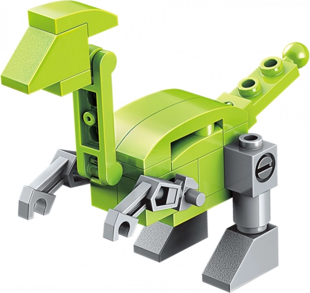 Qman Squros Transformujący Robot Velocisaurus 3w1