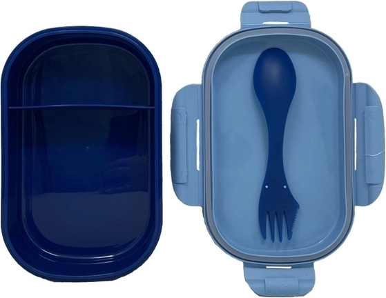 3 w 1: lunchbox ze sztućcem w środku