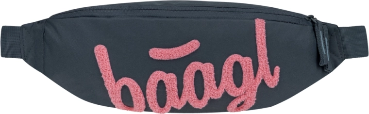 Baagl saszetka biodrowa Snap Logo różowa