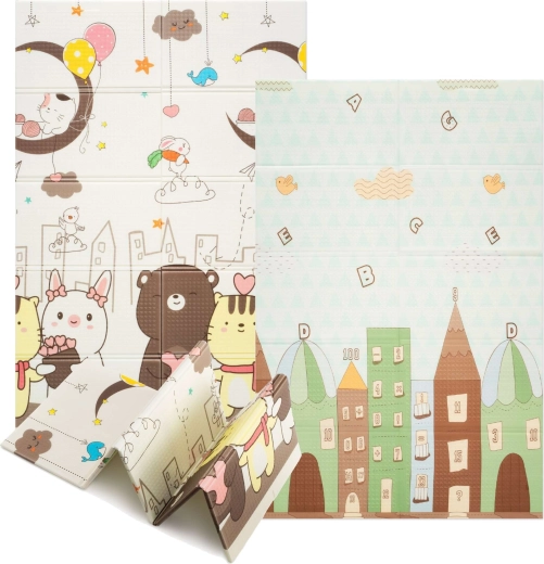 Dwustronny design z motywami edukacyjnymi