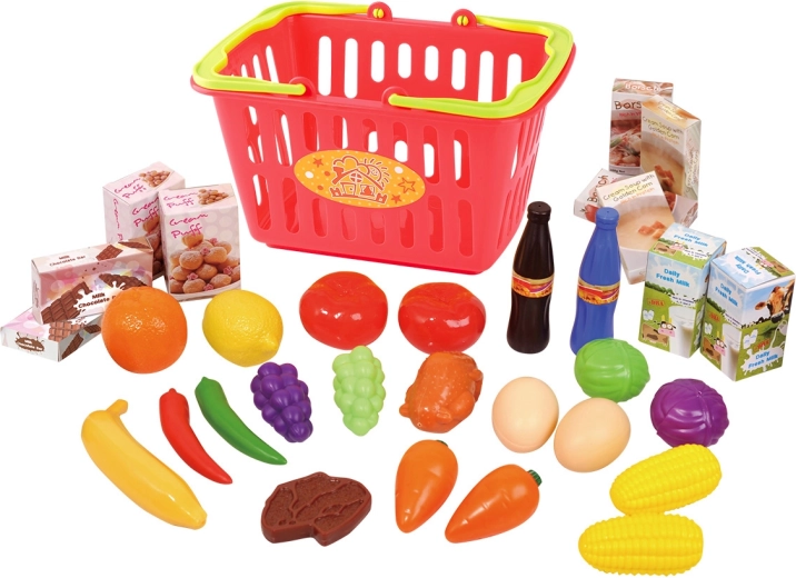 Playgo mój koszyk na zakupy – zestaw 32 szt.