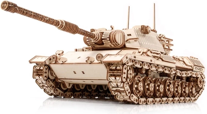 Realistyczny drewniany model czołgu Leopard 1