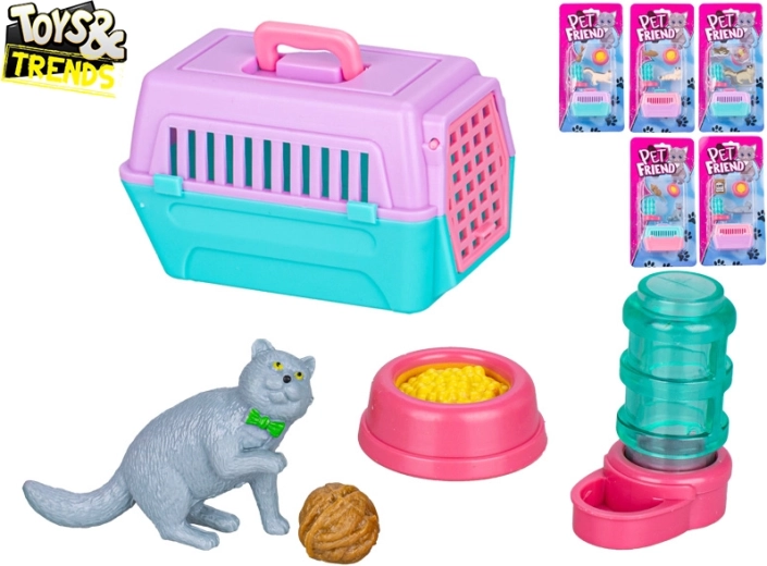Kotka z transporterem i akcesoriami Toys&Trends