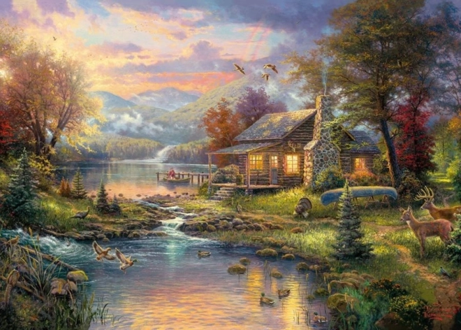 Puzzle Naturalny raj 1000 elementów od Schmidta