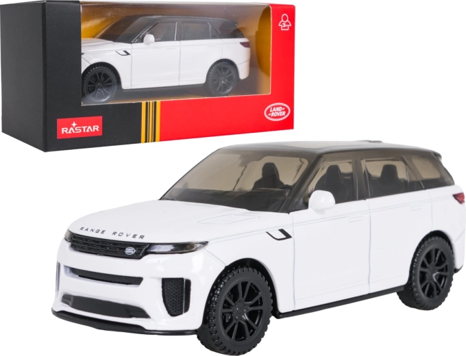 Metalowy model Range Rover Sport SV RASTAR w skali 1:43, biały