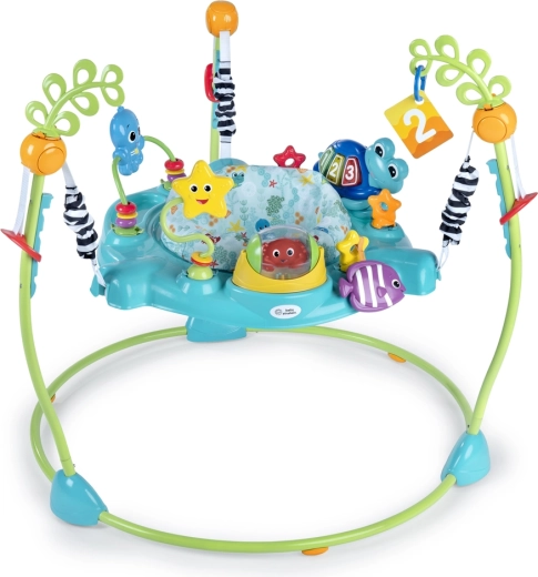 Skoczek i centrum aktywności 2w1 Curiosity Cove od BABY EINSTEIN, 6–12 miesięcy