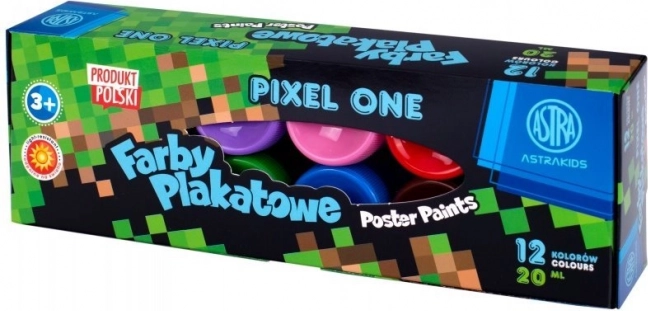 Farby temperowe ASTRA Pixel One 12×20 ml