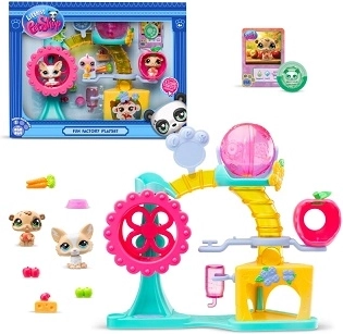 Littlest Pet Shop Zabawna fabryka z 2 figurkami