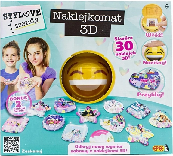 Naklejkomat 3D od Epee – kreatywny producent naklejek