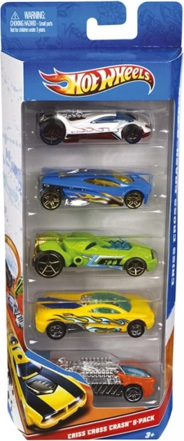 Kolekcja pięciu resoraków Hot Wheels