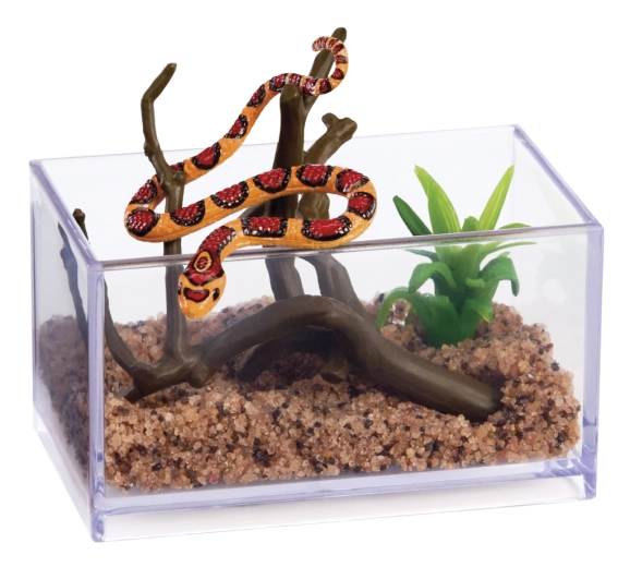Mini terrarium z realistycznymi detalami