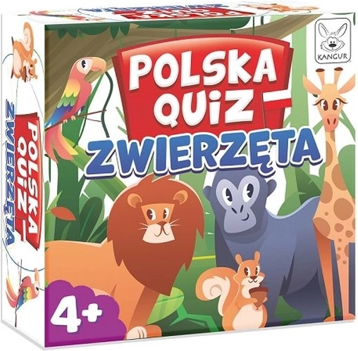 Gra dziecięca Quiz Zwierzęta 4+