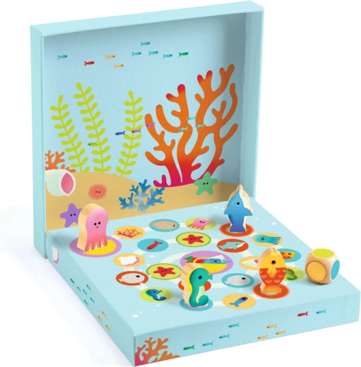 Planszowa gra z morskimi przyjaciółmi