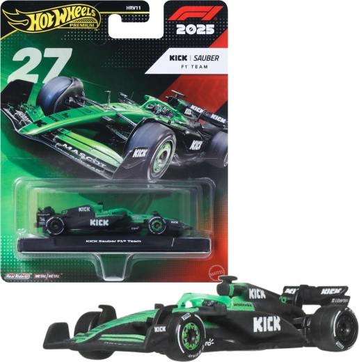 Hot Wheels Premium Formuła 1 2025 Sauber Nico Hülkenberg #27