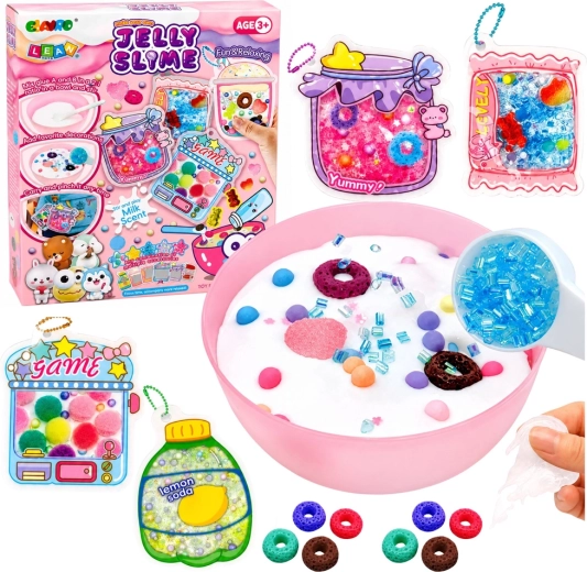Kreatywny zestaw DIY do robienia jelly slime z akcesoriami